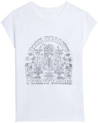 Zadig & Voltaire - Cloe Crew-Neck T-Shirt - Lyst