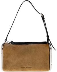 Marc Jacobs - Logo-Debossed Suede Shoulder Bag - Lyst
