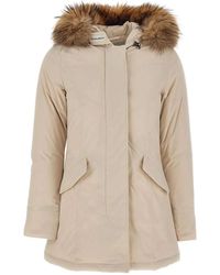 Woolrich - Fur-Trimmed Hooded Parka - Lyst