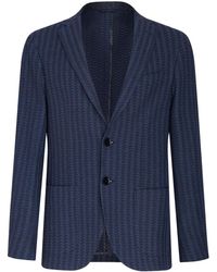 Etro - Blazer A Rayas - Lyst