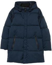 SERGIO MORETTI FIRENZE - Logo-Patch Padded Jacket - Lyst