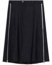 VAQUERA - Zipped Midi Skirt - Lyst