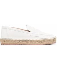 Gianvito Rossi - Lido Leather Espadrille Loafers - Lyst