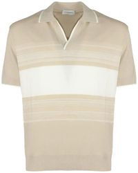 Paolo Pecora - Striped Cotton T-Shirt - Lyst