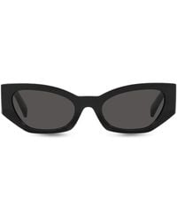 Dolce & Gabbana - Cat-Eye-Sonnenbrille Mit Logo - Lyst