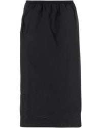 Carven - Elasticated-Waist Midi Skirt - Lyst