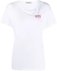 Nina Ricci - T-Shirt mit Logo-Print - Lyst