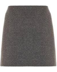 Sportmax - Minirock aus Schurwolle - Lyst