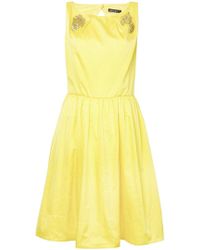 marc cain yellow dress