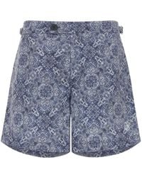 Brunello Cucinelli - Paisley-Print Swim Shorts - Lyst