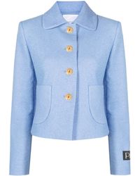 Patou - Stretch Tweed Crop Jacket - Lyst