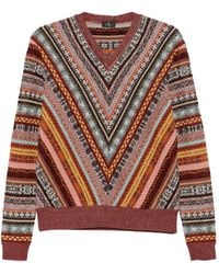 Etro - Pull À Motif Géométrique - Lyst