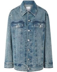 Pinko - アシッドウォッシュ デニムジャケット - Lyst