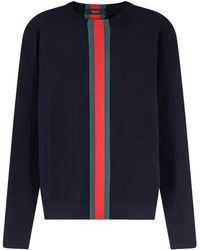 Gucci - Web-Stripe Sweater - Lyst