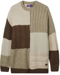 AFTERMATHS - Pull À Design Patchwork - Lyst