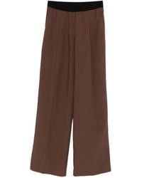 ERMANNO FIRENZE - Elasticated-Waistband Trousers - Lyst