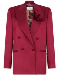 Philipp Plein - Dame-Fit Double-Breasted Blazer Flower - Lyst