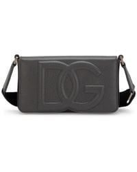 Dolce & Gabbana - Mini-Tasche Mit Logo-Prägung - Lyst