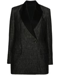 Brunello Cucinelli - デニム ダブルジャケット - Lyst