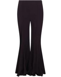 Chloé - Pantalones Ajustados Con Cremallera - Lyst