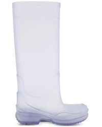 Loewe - Storm Embossed-Logo Rain Boots - Lyst