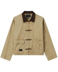 FIVE CM - Toggle-Fastening Corduroy-Collar Jacket - Lyst