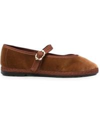 Flabelus - Pierre Velvet Ballet Flats - Lyst