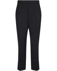 SAPIO - Side-Stripe Turn-Up Trousers - Lyst