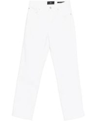 7 For All Mankind - Calie Straight Leg Jeans - Lyst