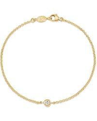 Dower & Hall - Dewdrop Sapphire Chain Bracelet - Lyst