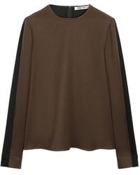 Ports 1961 - Long-Sleeve Wool Top - Lyst