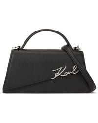 KARL LAGERFELD - Small K/Signature Tote Bag - Lyst