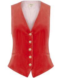 Temperley London - Weste Aus Samt - Lyst