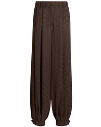 Etro - Jacquard-Pattern Cuffed Trousers - Lyst