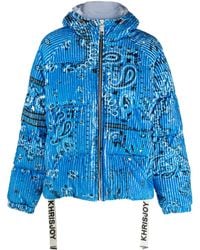 Khrisjoy - Paisley-Print Corduroy Padded Jacket - Lyst