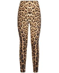 Roberto Cavalli - Jaguar Print Leggings - Lyst