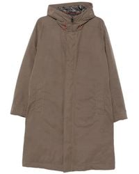 Herno - Hooded Zip-Up Coat - Lyst