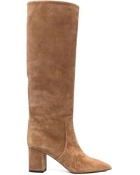 Paris Texas - Botines de ante de becerro con tacón cuadrado de 70 mm - Lyst