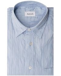 AMISH - Gestreept Overhemd - Lyst