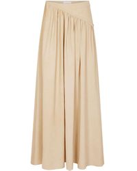 Rabanne - Maxirock Aus Twill - Lyst