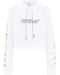 Off-White c/o Virgil Abloh - Hoodie En Maille À Fleurs - Lyst