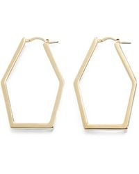 La DoubleJ - Portal Geometric Hoop Earrings - Lyst
