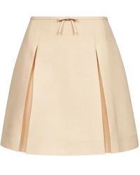 Valentino Garavani - Crepe Couture Mini Skirt - Lyst