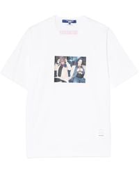 Junya Watanabe - Portrait-Print T-Shirt - Lyst