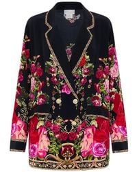 CAMILLA - Chaqueta Floral Con Doble Botonadura - Lyst