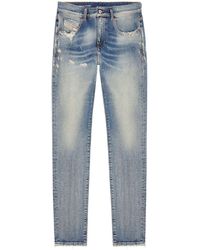DIESEL - D-Strukt Jeans im Distressed-Look - Lyst