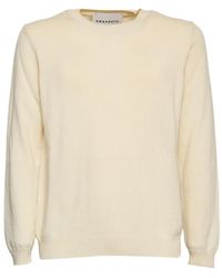 Amaranto - Trui Met Ronde Hals - Lyst