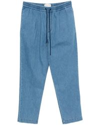Jacob Cohen - Drawstring Pleated Trousers - Lyst