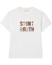 MC2 Saint Barth - T-Shirt Emilie À Imprimé Animalier - Lyst