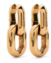 Alexander McQueen - Chunky-chain Brass Drop Earrings - Lyst